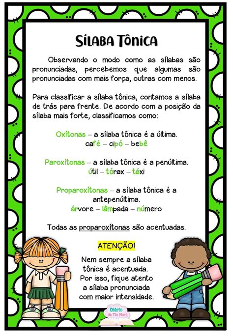 Sílaba tônica .